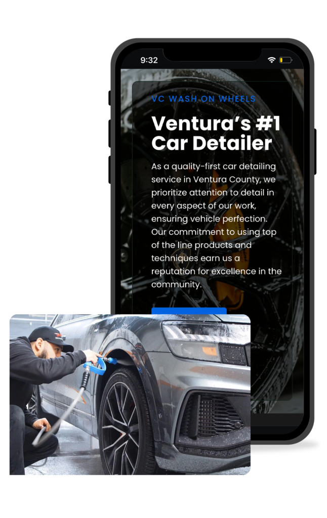 car detailer website design